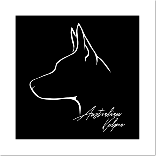 Proud Australian Kelpie profile dog lover gift Posters and Art